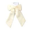 Picture of BARRETTE BOW CLIP IVORY WITH TAILS 10CM